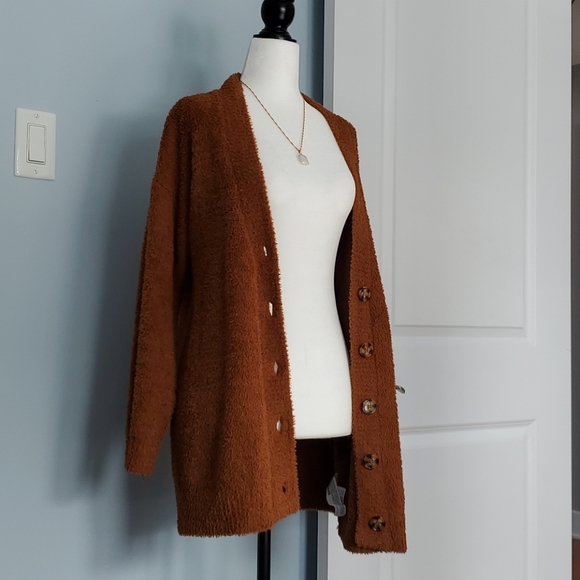 Brown cardigan - Picture 1 of 2